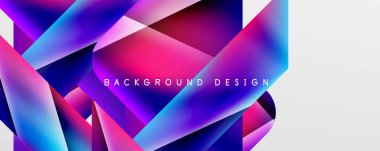 Triangle fluid color gradient abstract background. Vector Illustration For Wallpaper, Banner, Background, Card, Book Illustration, landing page