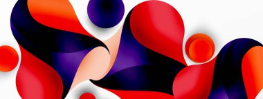 Akan geometrik şekiller, minimalist soyut arkaplanı oluşturur. Yuvarlak şekiller ve daireler. Yapay zeka teknolojisi, engelleme zinciri, iletişim için duvar kağıdı, 5G, bilim, iş