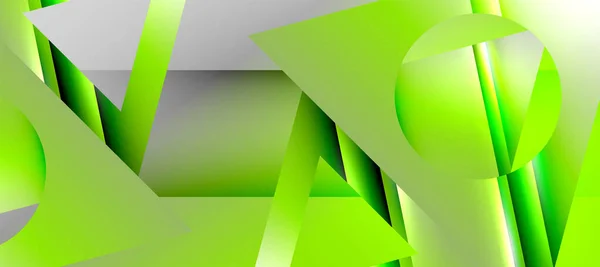Треугольник Абстрактный Фон Блестящими Глянцевыми Эффектами Векторная Иллюстрация Обоев Баннера — стоковый вектор