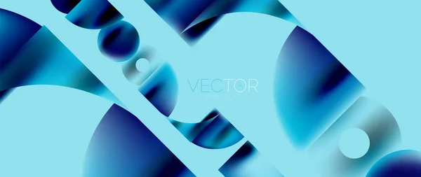 Circle Composition Abstract Wallpaper Background — Stock vektor