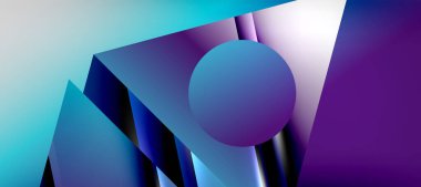 Triangle abstract background with shiny and glossy effects. Vector Illustration For Wallpaper, Banner, Background, Card, Book Illustration, landing page