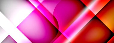 Vector abstract line background with glowing effects and shadows. Vector Illustration For Wallpaper, Banner, Background, Card, Book Illustration, landing page