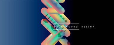 Yuvarlak şekiller ve akışkan eğimli çizgiler soyut arkaplan. Duvar kağıdı, afiş, arkaplan, broşür, katalog, kapak, broşür