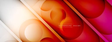 Soyut arkaplan - geometrik bileşim ışık ve gölgelerle oluşturuldu. Teknoloji veya iş dijital şablonu