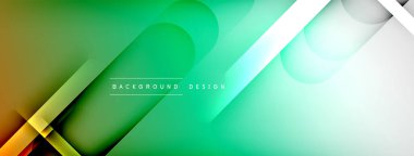 Soyut arkaplan - geometrik bileşim ışık ve gölgelerle oluşturuldu. Teknoloji veya iş dijital şablonu