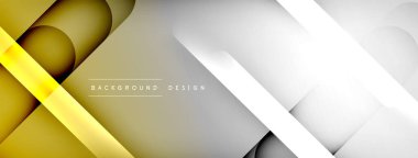 Çizgileri, daireleri olan hafif geometrik arkaplan