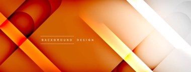 Soyut arkaplan - geometrik bileşim ışık ve gölgelerle oluşturuldu. Teknoloji veya iş dijital şablonu