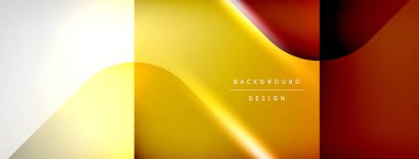 Vector abstract line background with glowing effects and shadows. Vector Illustration For Wallpaper, Banner, Background, Card, Book Illustration, landing page