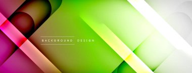 Soyut arkaplan - geometrik bileşim ışık ve gölgelerle oluşturuldu. Teknoloji veya iş dijital şablonu