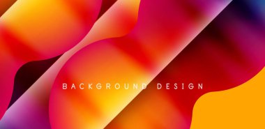 Renkli çember soyut arkaplan. Duvar kağıdı, afiş, sunum, arkaplan şablonu