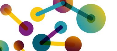 Ağ konsepti soyut arka plan. Nokta bağlantısı. Büyük veri fikri. Duvar kağıdı, afiş, arkaplan veya iniş için iş şablonu