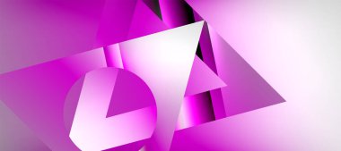 Triangle abstract background with shiny and glossy effects. Vector Illustration For Wallpaper, Banner, Background, Card, Book Illustration, landing page