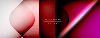 Vector abstract line background with glowing effects and shadows. Vector Illustration For Wallpaper, Banner, Background, Card, Book Illustration, landing page