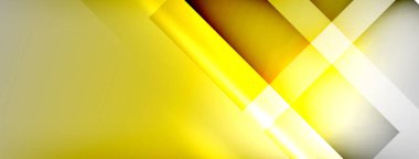Light and shadow squares and lines abstract background