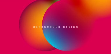 Renkli çember soyut arkaplan. Duvar kağıdı, afiş, sunum, arkaplan şablonu