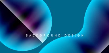 Colorful bubble abstract background with shadow effects. Minimalist geometric vector Illustration For Wallpaper, Banner, Background, Card, Book Illustration, landing page