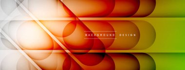 Soyut arkaplan - geometrik bileşim ışık ve gölgelerle oluşturuldu. Teknoloji veya iş dijital şablonu