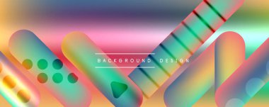 Yuvarlak şekiller ve akışkan eğimli çizgiler soyut arkaplan. Duvar kağıdı, afiş, arkaplan, broşür, katalog, kapak, broşür