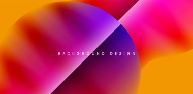 Colorful bubble abstract background with shadow effects. Minimalist geometric vector Illustration For Wallpaper, Banner, Background, Card, Book Illustration, landing page