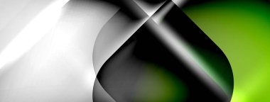 Shadow lines vector techno banner and light effects. Techno Illustration For Wallpaper, Banner, Background, Card, Book Illustration, landing page