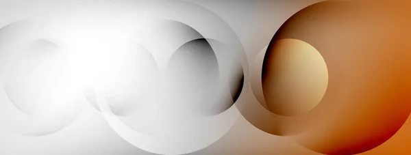 Light Geometric Abstract Background Lines Circles — Διανυσματικό Αρχείο
