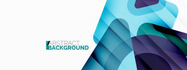 Çizgi, üçgen, kare ve çember ilkel bileşimi. Duvar kağıdı, pankart, arkaplan, iniş sayfası için vektör geometrik asgari özet arkaplan