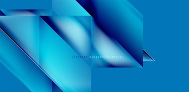 Akışkan gradyan renklerle dinamik üçgen tasarımı soyut arkaplan