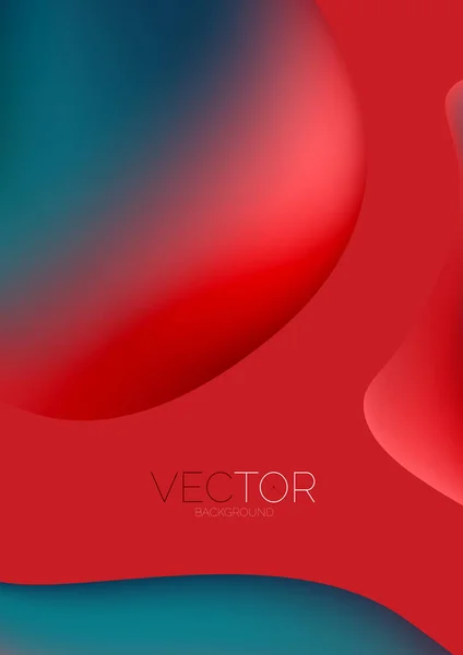 Fluid Shapes Vertical Wallpaper Background Vector Illustration Banner Background Landing — Image vectorielle