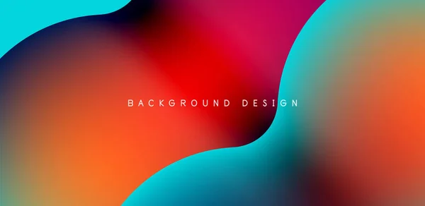Colorful Bubble Abstract Background Shadow Effects Minimalist Geometric Vector Illustration — Stockvector