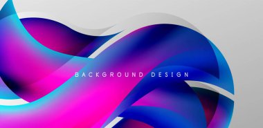 Soyut zarif akış şekilleri arka plan, akışkan gradyan renkler. Kapaklar, şablonlar, el ilanları, afişler, broşürler, afişler için şablon