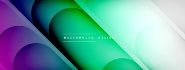 Soyut arkaplan - geometrik bileşim ışık ve gölgelerle oluşturuldu. Teknoloji veya iş dijital şablonu