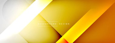 Soyut arkaplan - geometrik bileşim ışık ve gölgelerle oluşturuldu. Teknoloji veya iş dijital şablonu