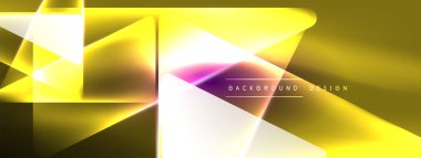 Canlı Geometrik Neon Parlak Hat Arkaplanı. Biçimlerin, Satırların, Renklerin ve Parıltının Cesur ve Çarpıcı Gösterimi, Gelecekçi Modern Tasarımlar İçin Mükemmel, Yüksek Teknolojik Sunumlar, Teknoloji Web Sayfaları