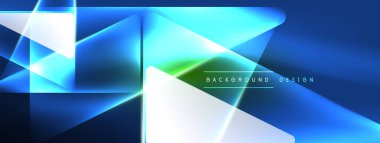 Canlı Geometrik Neon Parlak Hat Arkaplanı. Biçimlerin, Satırların, Renklerin ve Parıltının Cesur ve Çarpıcı Gösterimi, Gelecekçi Modern Tasarımlar İçin Mükemmel, Yüksek Teknolojik Sunumlar, Teknoloji Web Sayfaları