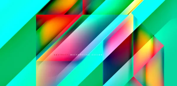 Dynamische Heldere Lijnen Abstracte Achtergrond Strepen Met Vloeibare Kleuren Vloeibare — Stockvector