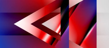 Triangle abstract background with shiny and glossy effects. Vector Illustration For Wallpaper, Banner, Background, Card, Book Illustration, landing page
