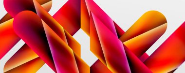Triangle fluid color gradient abstract background. Vector Illustration For Wallpaper, Banner, Background, Card, Book Illustration, landing page