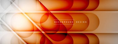 Çizgileri, daireleri olan hafif geometrik arkaplan