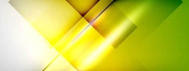 Light and shadow squares and lines abstract background