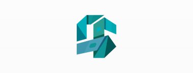 Yaratıcı geometrik duvar kağıdı. Soyut kurdele biçimi kompozisyonu. Duvar kağıdı, afiş, arkaplan veya iniş için tekno iş şablonu