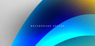 Soyut arkaplan renklerine sahip güzel sıvı şekiller