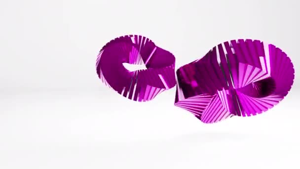 三维螺旋环路视频运动图形 — 图库视频影像