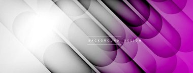 Çizgileri, daireleri olan hafif geometrik arkaplan