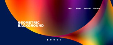 Trendy simple circle gradient abstract background. Vector Illustration For Wallpaper, Banner, Background, Card, Book Illustration, landing page