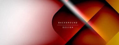 Vector abstract line background with glowing effects and shadows. Vector Illustration For Wallpaper, Banner, Background, Card, Book Illustration, landing page