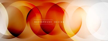 Çizgileri, daireleri olan hafif geometrik arkaplan