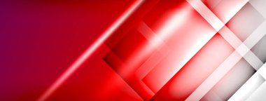 Light and shadow squares and lines abstract background