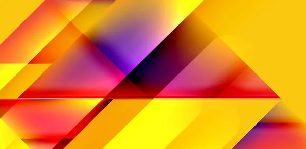 Líneas Dinámicas Brillantes Fondo Abstracto Rayas Con Colores Fluidos Gradientes — Vector de stock
