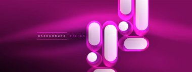 Neon dairesi soyut arkaplan. Duvar kağıdı, afiş, sunum, arkaplan şablonu