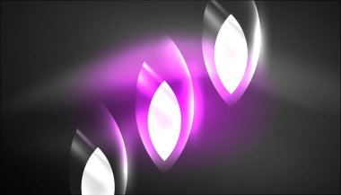 Soyut arka plan tekno neon parlayan daire şekilleri ve ışık efektli yuvarlak elemetler. Duvar kağıdı, afiş, arkaplan, iniş sayfası, duvar resimleri, davetiyeler, posterler için yüksek teknoloji tasarımı